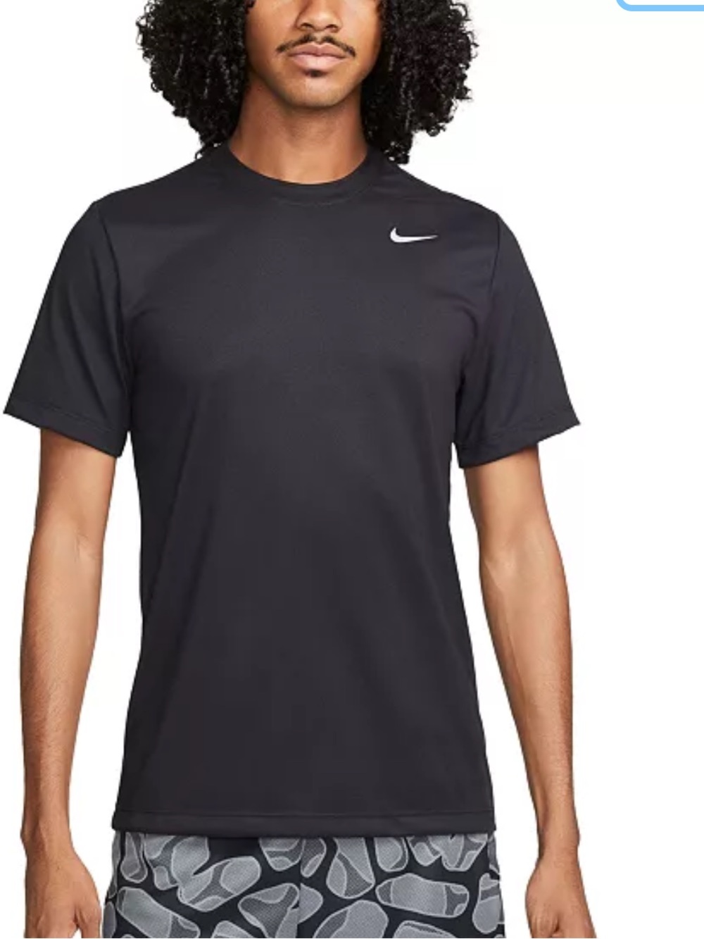Nike Black Short Sleeve Crew T-Shirt DX0989-010 size XL